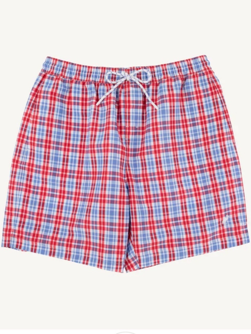 The Beaufort Bonnet Company Tortola Trunks Lawn Party Plaid size 12